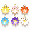 Alloy Enamel Pendants X-ENAM-S121-116-G-2