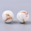 Christmas Opaque Glass Beads EGLA-R113-03A-2