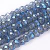 Electroplate Glass Beads Strands EGLA-D020-3x2mm-59-1