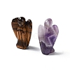 Natural & Synthetic Gemstone Carved Angel Statues Ornament G-P525-16-3