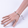 Adjustable Natural Indian Agate Braided Bead Bracelets BJEW-JB04558-03-5