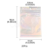 Rectangle Zip Top Plastic Glitter Holographic Bags OPP-YW0001-03C-3