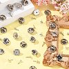 Brass Butterfly Clutches Pin Backs KK-D294-P-4