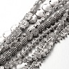 Mixed Tibetan Style Alloy Beads Strands TIBEB-O007-27-NR-1