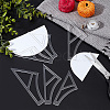 2 Sets Transparent Acrylic Template for Pet's Bandana FIND-AR0002-24-4