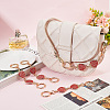 Alloy Enamel Strawberry Link Bag Straps Extender Chains FIND-WH0110-384-4