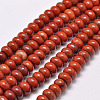 Natural Red Jasper Beads Strands G-F347-8x5mm-01-1