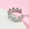 304 Stainless Steel Cuff Open Rings for Women RJEW-L341-02A-P-3
