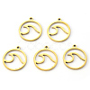 PVD Vacuum Plating 201 Stainless Steel Pendants STAS-N092-95G-2