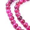 Natural Rose Tiger Eye Beads Strands G-G099-6mm-12-2