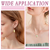8Pcs 4 Colors Opaque Resin Pendants RESI-ME0001-52-4