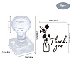 Clear Acrylic Soap Stamps with Big Handles DIY-WH0445-018-2