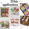 80Pcs Bone Shape Paper Thread Winding Boards SENE-SC0001-09B-7