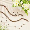 2 Strands Round Natural Dendritic Jasper Beads Strands G-OC0004-31-4