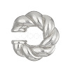 Twist C-Shaped CCB Plastic Cuff Earrings WH-WG6582D-01-1