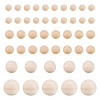 Unfinished Wood Beads WOOD-TA0001-24-3