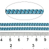 Spray Painted 304 Stainless Steel Curb Chains STAS-B067-05B-06-2