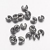 Iron Crimp Beads Covers X-IFIN-H028-B-1