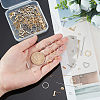 Unicraftale DIY Hollow Charm Drop Earring Making Kit DIY-UN0032-83-2