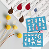 Acrylic Earring Handwork Template DIY-WH0359-039-6