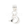 925 Sterling Silver European Dangle Charms STER-H115-01S-1