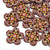 Printed Basswood Pendants WOOD-S045-018B-1