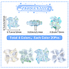 80Pcs 4 Colors Handmade Lampwork Beads LAMP-SC0001-77-2