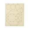 DIY Octagon Wind Chime Making Kit DIY-A029-02-3