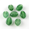 Oval Imitation Gemstone Acrylic Beads OACR-R052-08-1