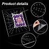 Square Acrylic Crochet Blocking Board DIY-WH0304-731-4