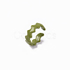 Spray Painted Alloy Cuff Rings RJEW-T011-16-RS-3