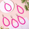 Acrylic Pendant Decorations HJEW-TAC0061-4