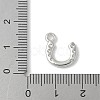 U-Shaped Brass Pendants KK-Q091-06P-3