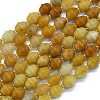 Natural Topaz Jade Beads Strands G-K389-D02-01-1