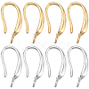 Beebeecraft 28Pcs 2 Colors Rack Plating Eco-friendly Brass Earring Hooks KK-BBC0010-17-1