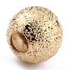 Long-Lasting Plated Brass Beads KK-O133-004A-G-3