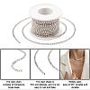 Brass Rhinestone Strass Chains CHC-T001-SS8-01S-3
