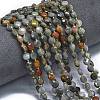 Natural Eagle Eye Stone Beads Strands G-K389-B36-01-2