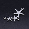 Non-Tarnish 201 Stainless Steel Stamping Blank Links connectors STAS-T046-JA349-1-2