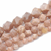 Natural Sunstone Beads Strands G-S332-6mm-008-2