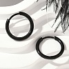202 Stainless Steel Huggie Hoop Earrings EJEW-F111A-15mm-EB-1