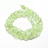 Natural Prehnite Nuggets Beads Strands G-J335-44-2