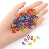 100Pcs Transparent Acrylic Beads MACR-YW0002-10-3