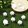 10Pcs Resin Cabochons RESI-YW0004-73-4