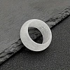Natural Quartz Crystal Plain Band Rings DB0589-17-1