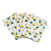 Polycotton(Polyester Cotton) Packing Pouches Drawstring Bags ABAG-T007-02J-1