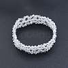 Bling Glass Beaded Stretch Bracelet BJEW-N018-03-03-1