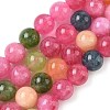 Dyed Natural Malaysia Jade Beads Strands G-G021-02C-26-1