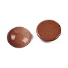 Synthetic Goldstone Cabochons G-T020-18mm-43-2