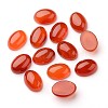 Grade A Natural Red Agate Oval Cabochons X-G-L394-10B-18x13mm-1